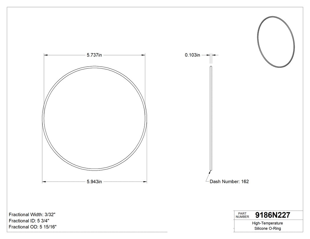 Technical drawing - 9186N227